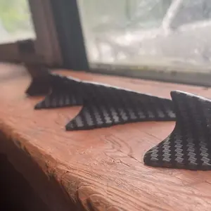Shark Fin Car Roof Decoration, Auto Modification Accessories, Automotive Decor Accessories, Sharp Head Adhesive Rear Wing, Body Decorations, External Car Parts, Car Ornament, Car Accessory, Automotive Decorative Accessories
