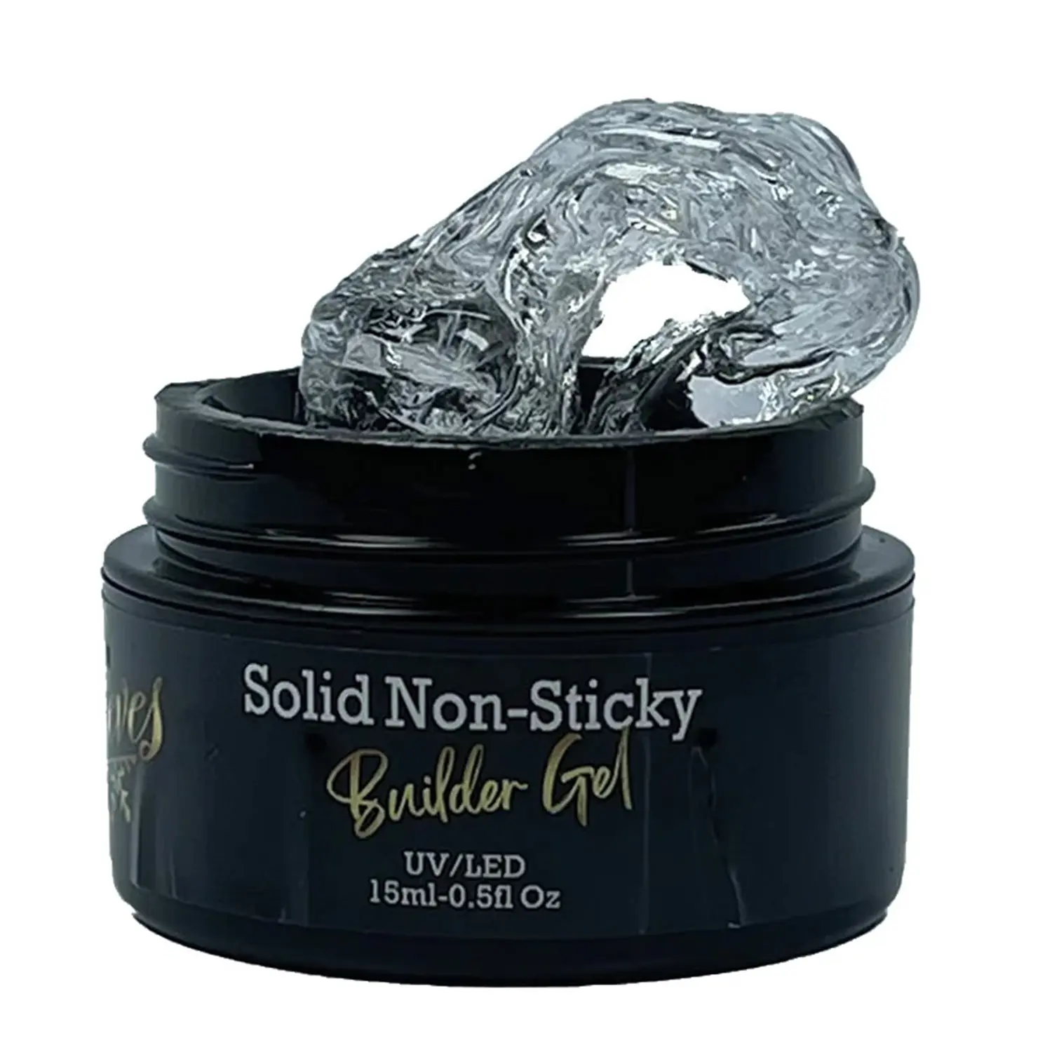 Nieves Solid Non-Sticky Builder Gel for 3D Nail Art, Flowers & Sculpted Designs – UV/LED, 15ml