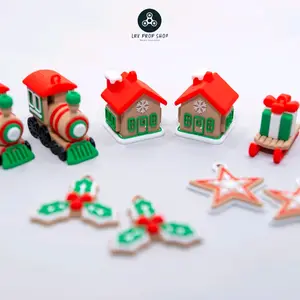 Gingerbread style christmas ornaments - christmas tree ornaments - gingerbread ornaments