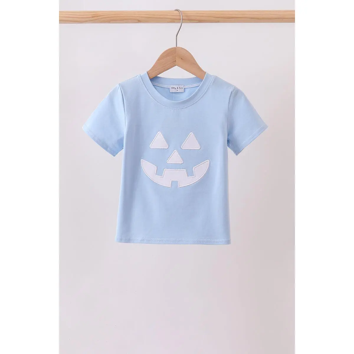 Blue Jack-O-Lantern  Applique Top
