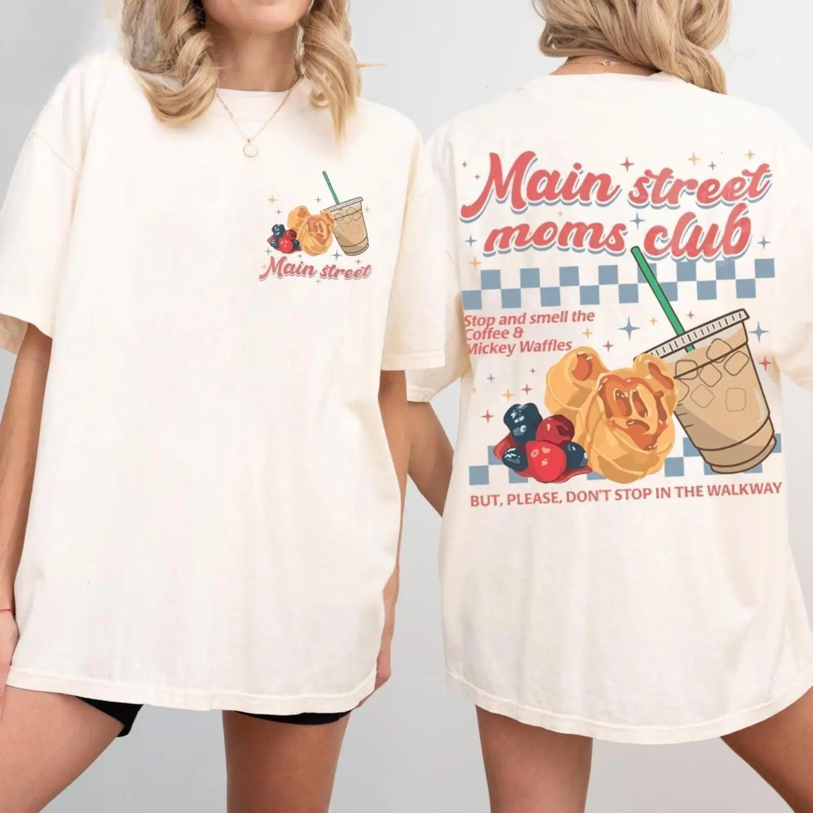 WDW Retro Mickey Waffles Coffee Shirt, WDW Mom Tee,WDW Trip Family Vacation Tee