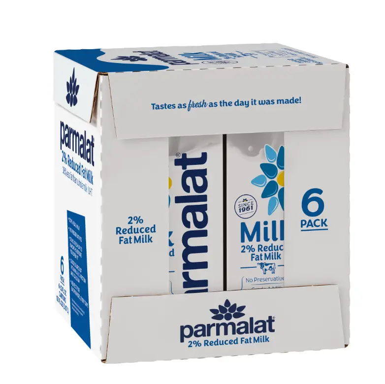 Parmalat UHT 2% Reduced Fat Milk, 32 fl oz, 6 Ct