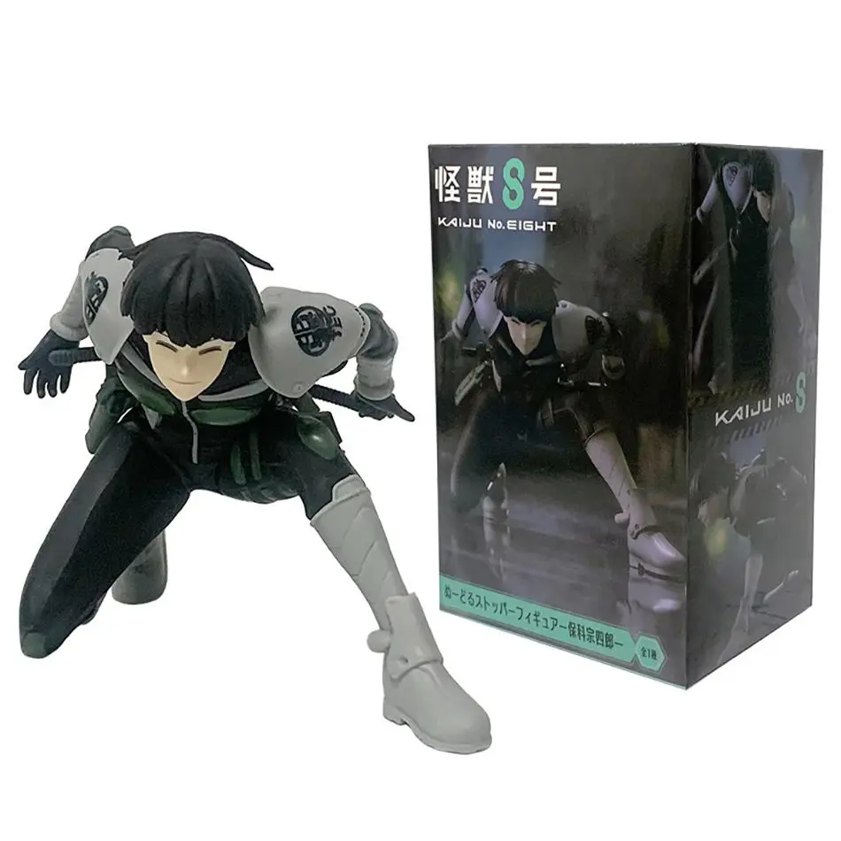 1-4PCS Amine Kaiju No. 8 Figure Kafka Hibino Mina Ashiro Skeleton Creative PVC Model Toys Kids Action Ornaments Statue Doll Gift