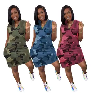 2025 plus size women's spring and summer women's casual fashion personality sleeveless camouflage dress down leopard swing grad guest comfortable plain neck american chic low back sexy comfort micro print a-line fp lirika matoshi t-shirt high waist fluffy