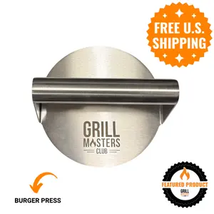 Stainless Steel Grill & Burger Press by Grill Masters Club