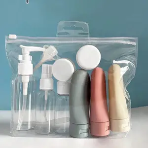 11pcs Refillable Flexible Tube Travel Bottles Set - Leak Proof And Squeezable For Shampoo, Lotion, And Toiletries