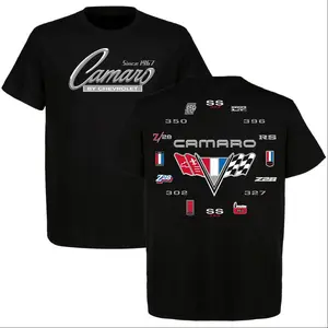 Chevrolet Camaro Since 1967 T-Shirt, Z28, RS, SS Muscle Car Tee, Muscle Car Legend Shirt, Perfect for Racing Fans, Top Menswear