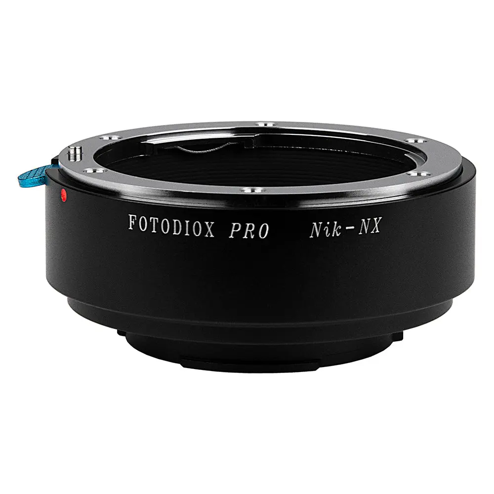 Fotodiox Pro Metal Lens Adapter - Digital & Vintage Nikon F Mount D/SLR Lenses to Samsung NX Mount Mirrorless Cameras, Dependable for Photographers, Precise Fit, No Play, No Wiggle, Manufacturer Warranty