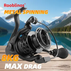Rooblinos GTA3 Spinning Reel – 17.5LBS Carbon Drag, Full Metal Gears, Waterproof, Saltwater & Freshwater Compatible, Durable, Precise, Smooth, All‑Environment Fishing Reel for Serious Anglers, High Performance, Corrosion Resistant, Precision