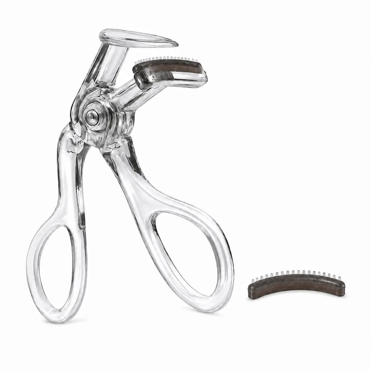 Wide-Angle Eyelash Curler for Women, Ergonomic Handle Lash Styling Tool for Controlled Curling, Natural-Looking Eye Makeup Beauty Accessory