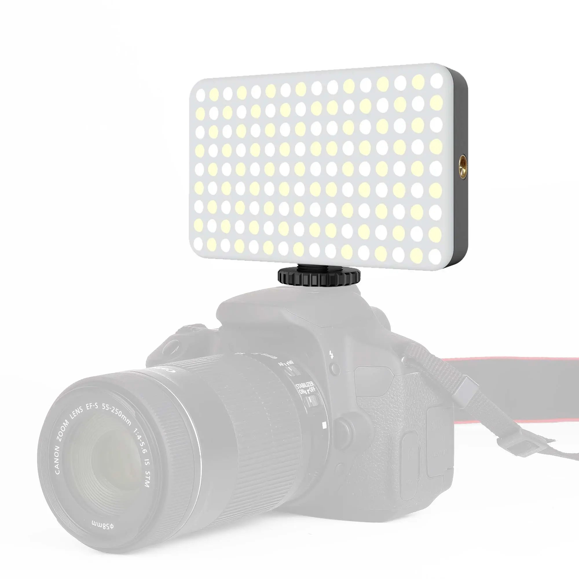 LED Selfie Light Rechargeable Camera Fill Light with 3 Lighting Modes, Adjustable Brightness,  Portable for Video Conferencing,Vlogging Kit
