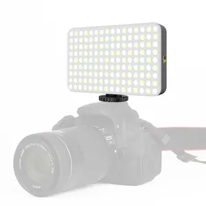 LED Selfie Light Rechargeable Camera Fill Light with 3 Lighting Modes, Adjustable Brightness,  Portable for Video Conferencing,Vlogging Kit