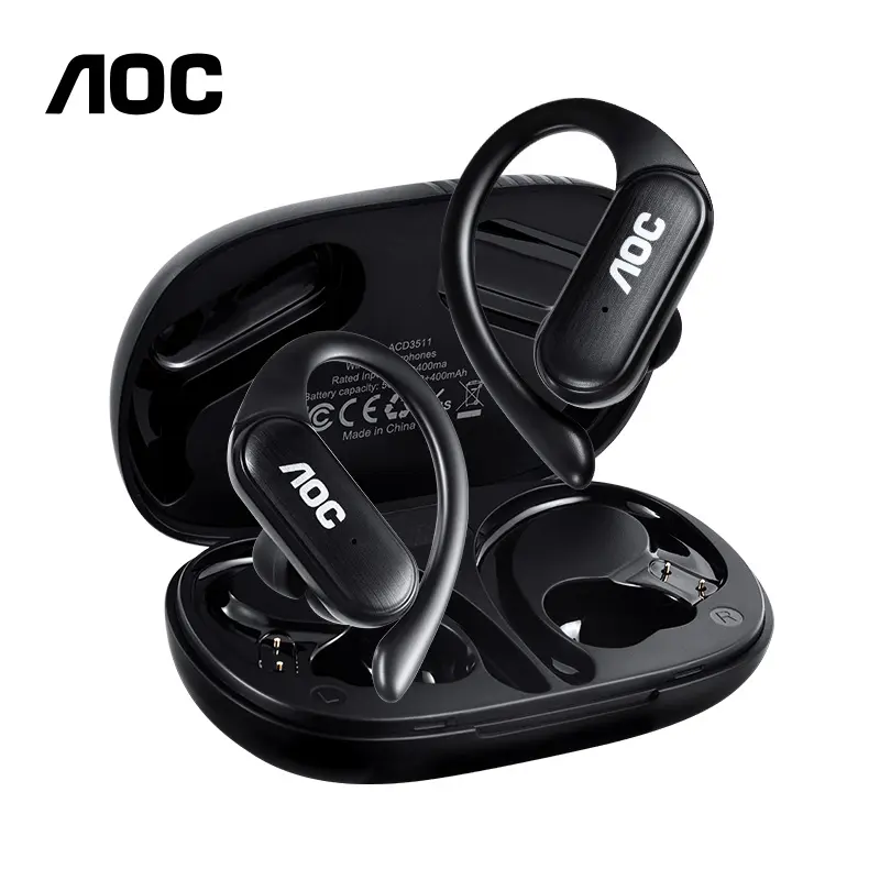 Clearance Sale – AOC ACD3511 Genuine Bluetooth 5.4 Earbuds, Sports Earbuds with Clear Sound Quality, 10mm Driver Unit for Powerful Bass, Long Service Life, and Reliable Wireless Audio for Music and Calls.