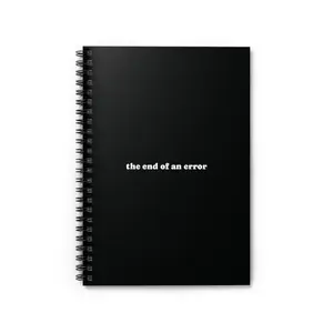 Divorce Spiral Notebook Journal, Ruled Line, The End of an Error, Emotional Healing, Closure, Coping Gift, Personal Diary
