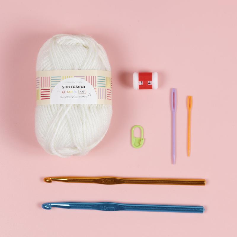 Incraftables Assorted Acrylic Yarn Skeins Set. Crochet Yarn Set w/ 18pcs Skein Bundle (22 Yards), Crochet Hooks, Needles, Stitch Markers & Bag. Yarn Variety Pack Kit for Amigurumi & Crocheting Project