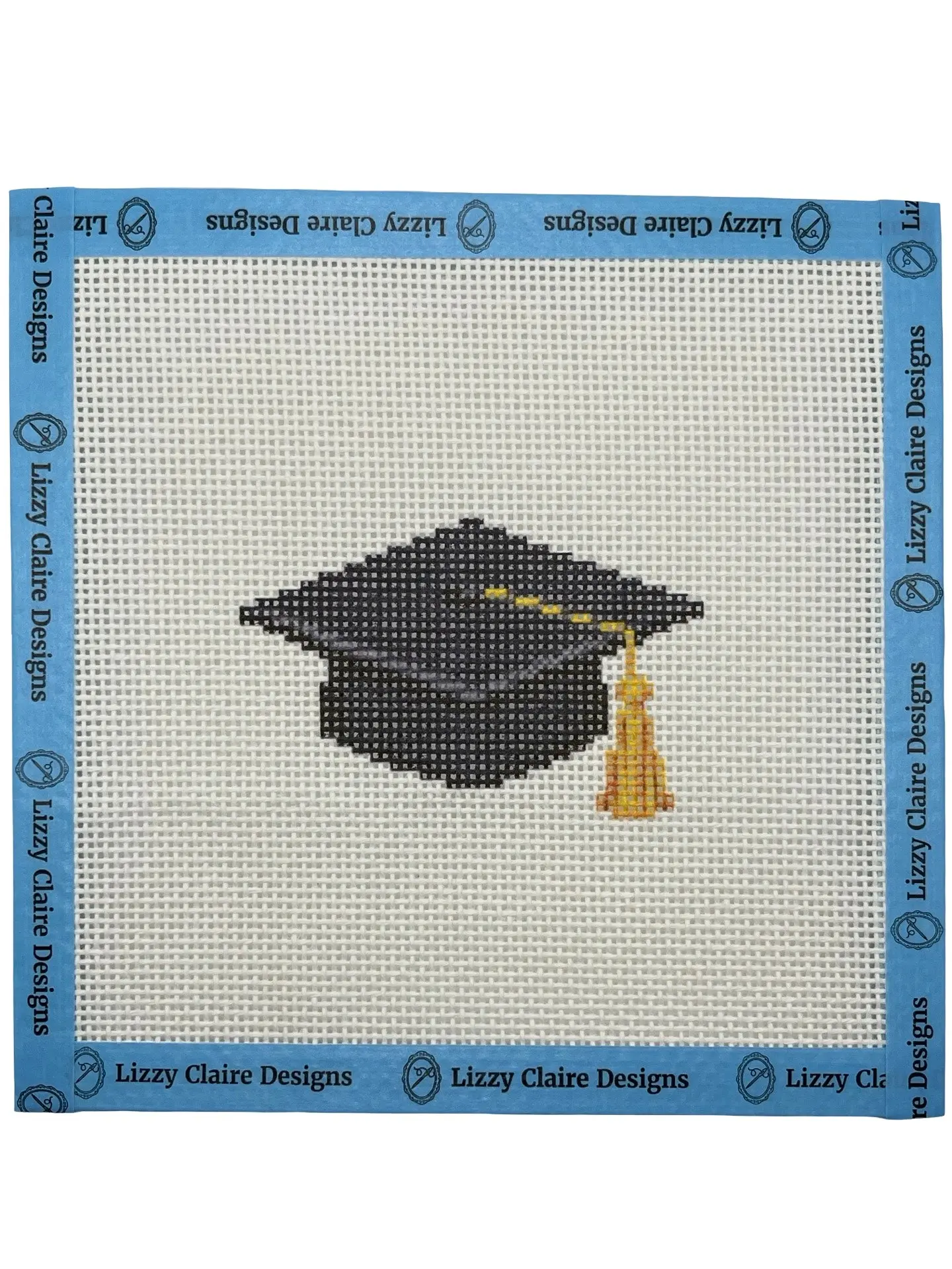 Graduation Cap - 13 mesh - 7 x 7 - Needlepoint Canvas