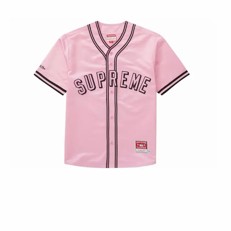 Supreme Mitchell & Ness Satin Baseball Jersey