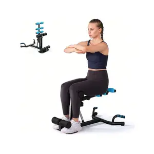Deep Squat Machine, Adjustable GlutesMachine for Home Gym Workout Training, Sit UpMachine for Abs, Abdominal bench,Push Up