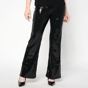 C. Wonder C Wonder Runway Sequin Slim Flare Pant