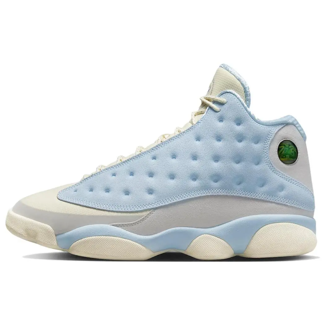 SoleFly x Jordan Air Jordan 13 Retro High-Top Basketball Sneakers in Light Blue for Men and Women Outfits Sports Shoes shoes for women sneakers for women summer shoes trending shoes sneakers 2026 women zapatillas para mujer shoes for women sneakers