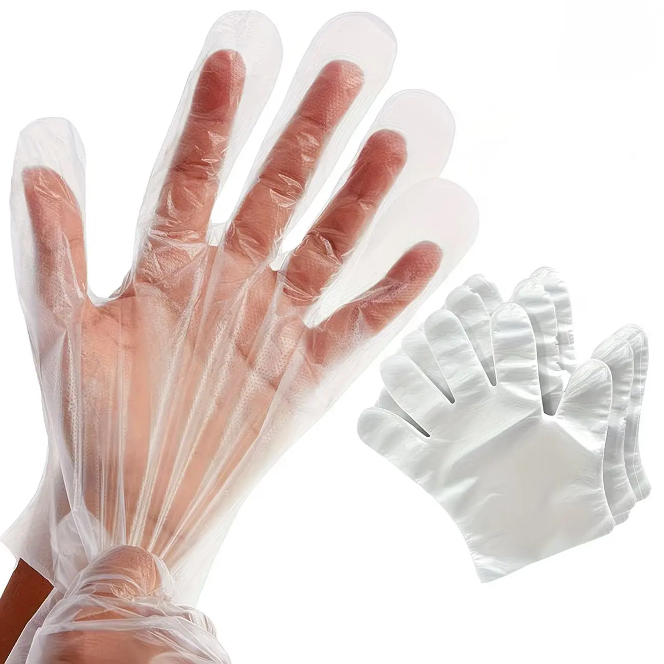 100/300 Disposable TPE Transparent Gloves, Multi-purpose, Smooth Texture, Essential for Pet Grooming and Care, Cleaning Gloves Water Proof Household