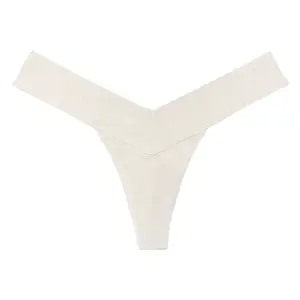 SUZI V-Shaped Thong - Non-toxic Natural Fabric, Everyday Wear, Luxury Quality, Breathable & Moisture-wicking Comfort Panties Womenswear Soft Basic Minimalist