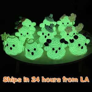 Crochet ghost car accessories, amigurumi halloween ghost car hanging, Glow in dark crochet ghost for Interior car accessories crochet horror