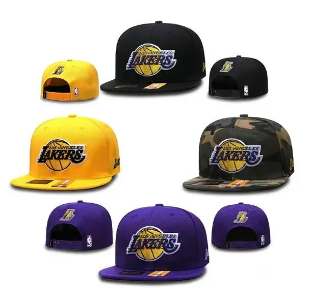 NEW ERA Los Angeles Lakers NBA Snapback Fitted Flat Brim Adjustable Cap