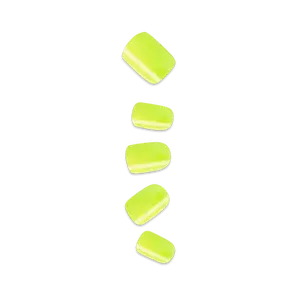 Impress Color No Glue Fake Press On Nails - Brillix | Solid, Yellow, Short, Squoval, Manicure