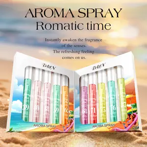 Summer Brazil Romantic Perfume Set, Fragrance Mist Set, Vanilla Caramel Amber Fruit Scent, Women Christmas Halloween Perfect Gift, 10pcs 10ML
