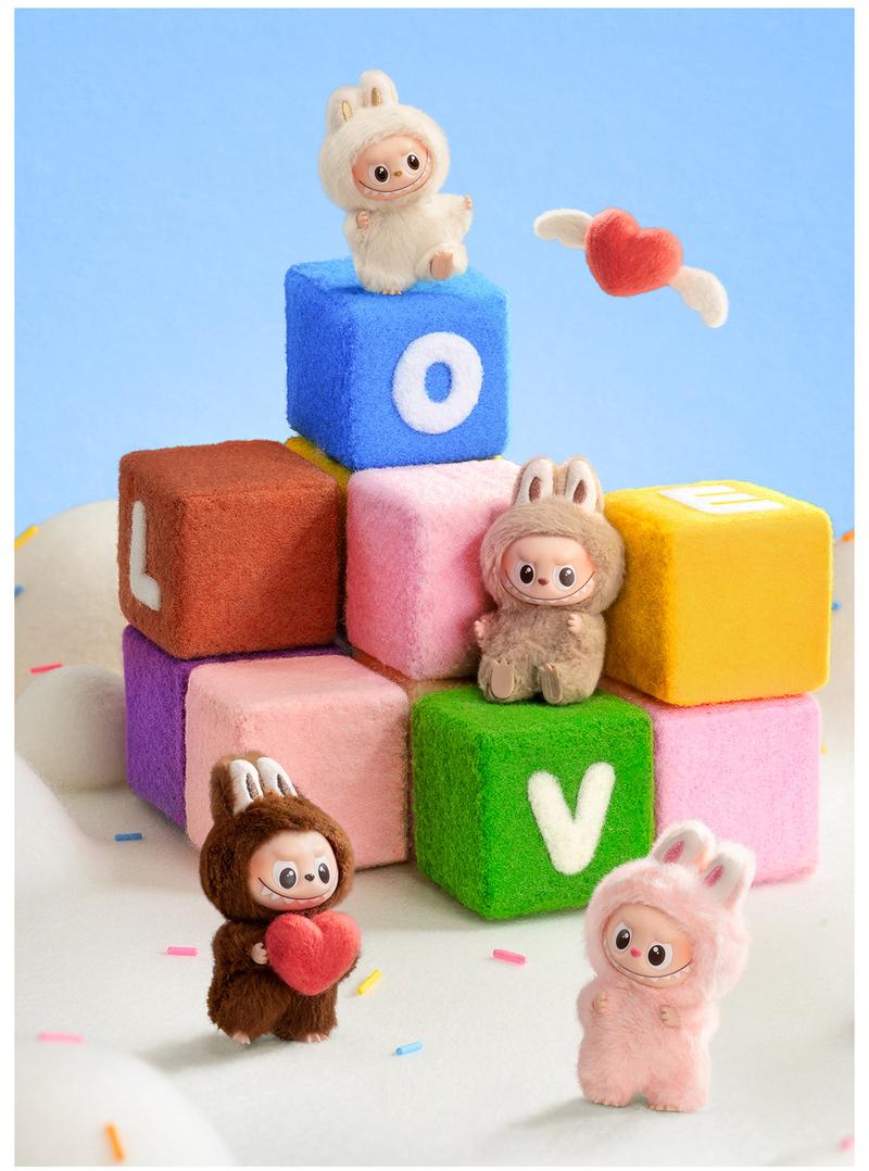 POP MART THE MONSTERS Pin for Love Series-Vinyl Plush Pendant Blind Box (N-Z), Labubu Collectible Toys, Valentine’s Day Gifts-2.0