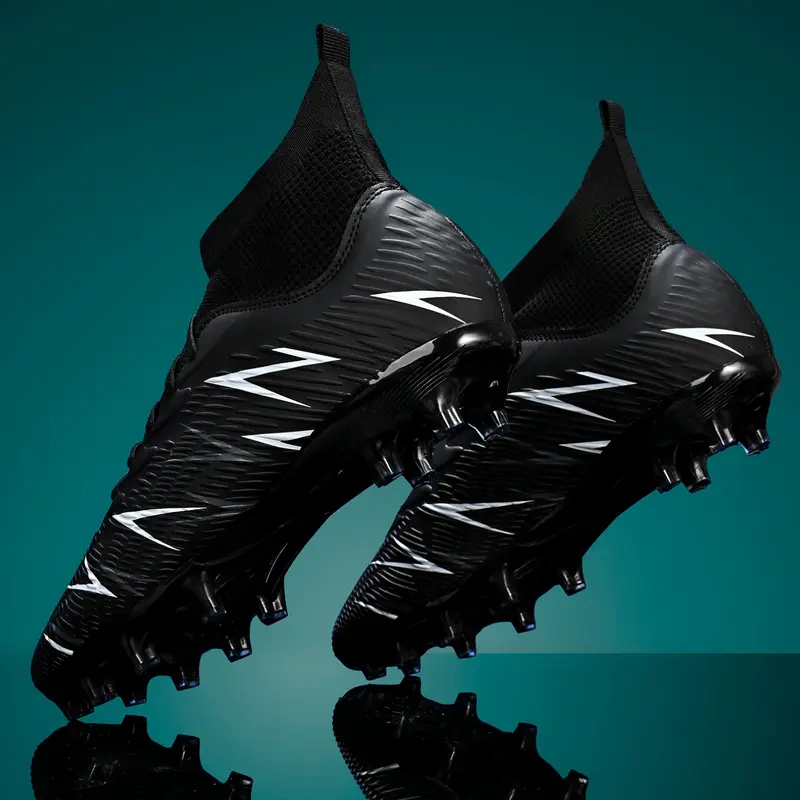 Men's Sports Football Shoes, Sports Lace Up Soccer Shoes, TF Soccer Shoes, Football Cleats, Football Field Boots, Training Shoes for All Seasons, Soccer Footwear