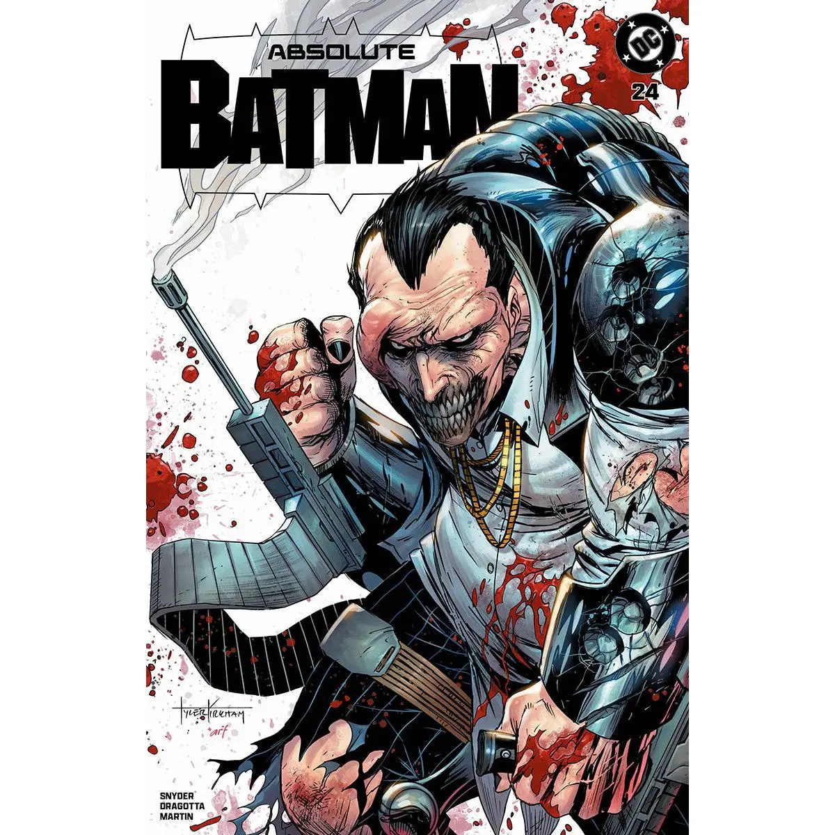 ABSOLUTE BATMAN #24 TYLER KIRKHAM BATTLE DAMAGED PENGUIN EXCLUSIVE VAR (09/23/2026)