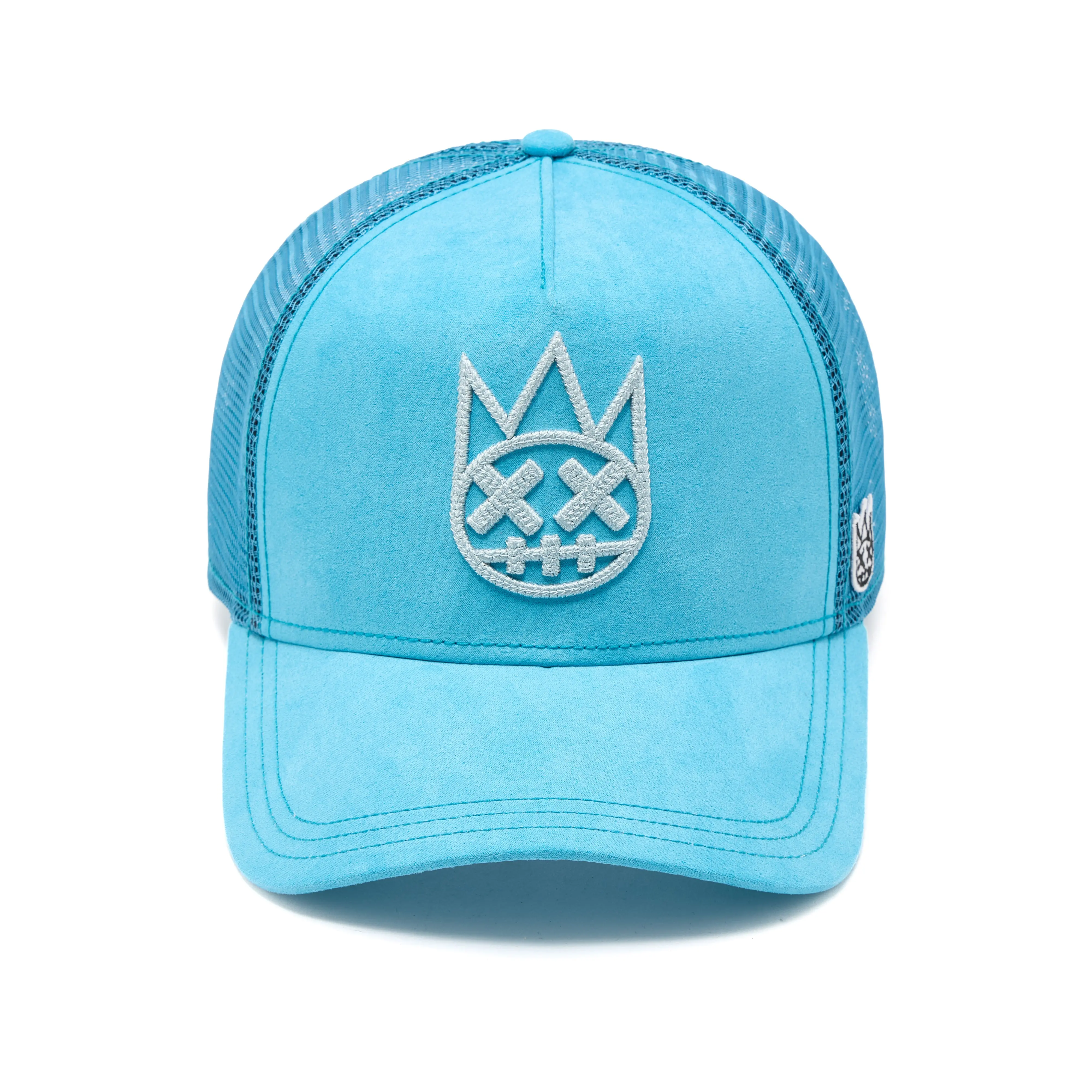 Cult's Logo Mesh Back Trucker Hat In Navagio Bay