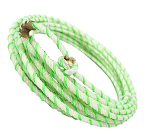 50" Ranch Nylon -Poly Green 3/8" Rope Rodeo Lariat