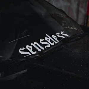 Senseless Gothic Car Windshield Banner Senseless Gothic Car Windshield Banner