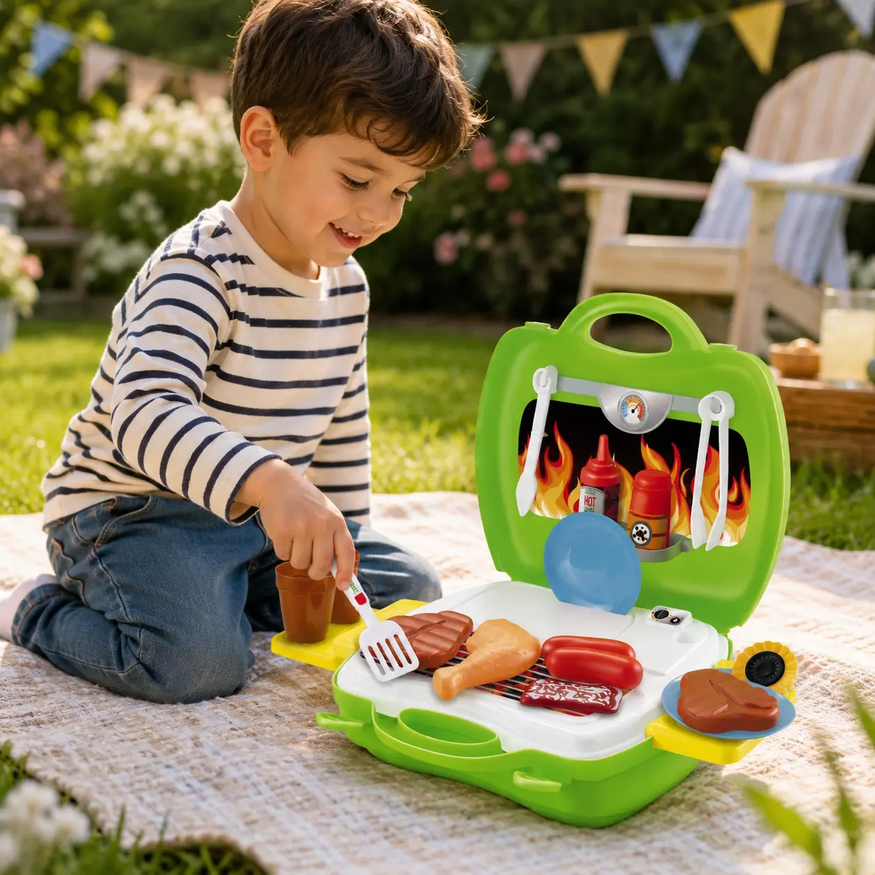 Kitchen Playsets - Dream Barbeque, Pizza Parlor Kitchen, BBQ Kids Grill, My Cafe Mini Kitchen, Gift for kids