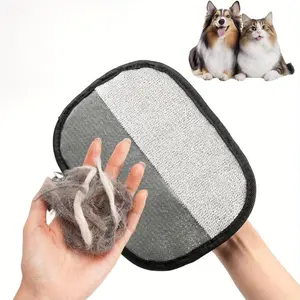 Pet Hair Removal Glove, 1 Count Pet Grooming Glove, Pet Massage Glove, Dog & Cat Grooming Supplies, Dog & Cat Accessories