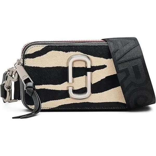 Marc Jacobs The Zebra Haircalf Snapshot Bag - Black/White 2F4HCR008H04-005