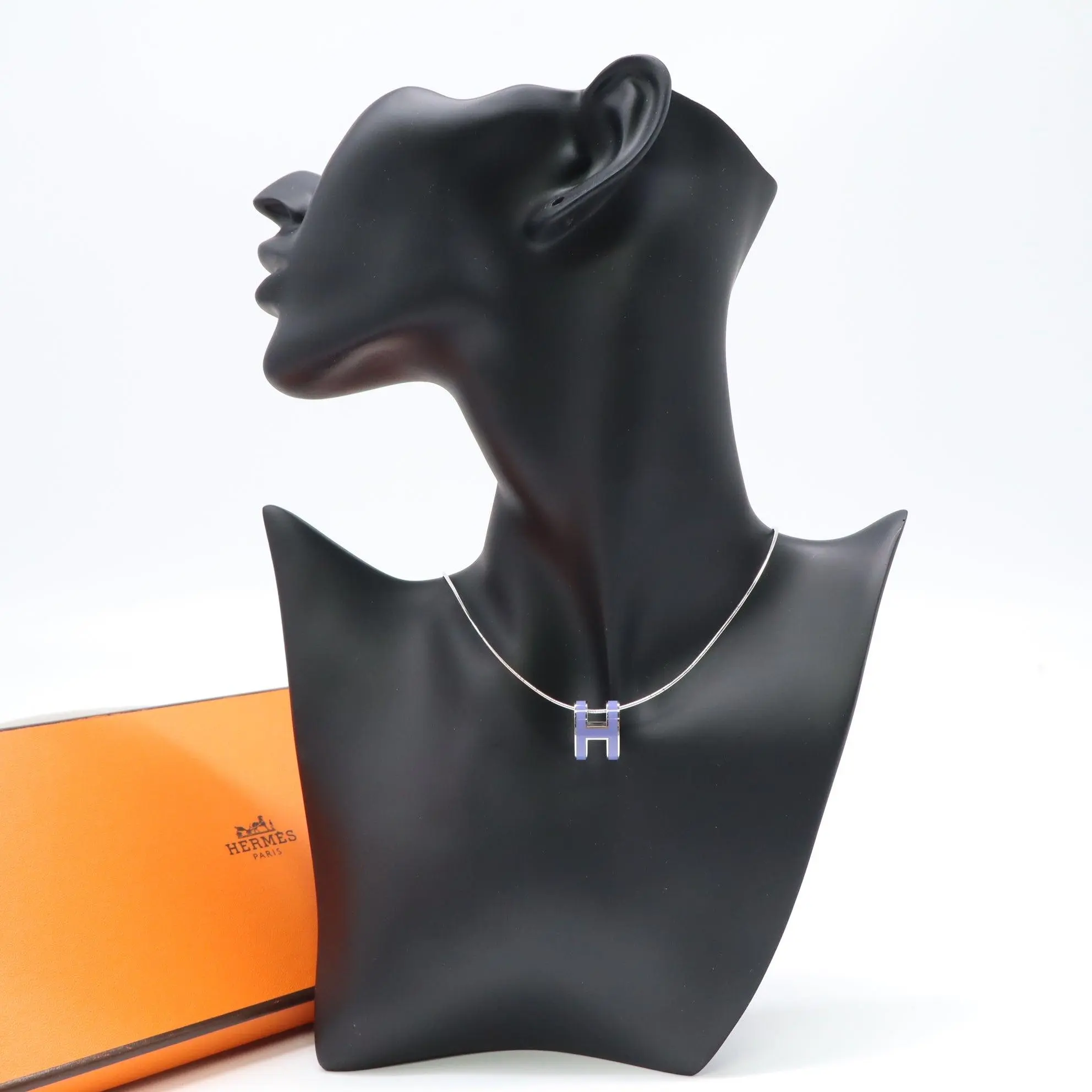 Pre-owned Hermes Pop H Pendant Necklace W21965