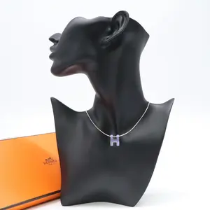 Pre-owned Hermes Pop H Pendant Necklace W21965
