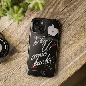 Caleb Love and Deepspace When U Come Back Inspired Tough Phone Case Subtle Graphic Text Minimalistic Quote LADS Otome Game Personalized