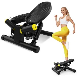 Mini Twist Stepper, Stepper Machine with 330LBS Weight Capacity, Mini Stepper for Full Body Workout, Adjustable Step Height, Smooth and Quiet, Step Machine for Men Women