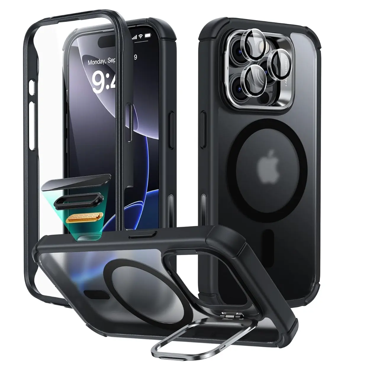 Frosted Black + Stand