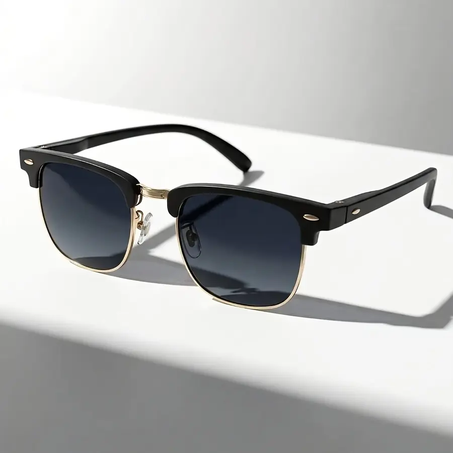 Half Frame Style Sunglasses Vintage Style Retro Frame Sunglasses