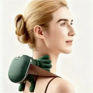 Bionic hand heating massage device, used for deep tissue pain relief, wireless portable electric finger pressure 4D kneading massage, designed to simulate the human hand, suitable for neck/shoulder/hand/leg massage, ideal item for home massage.