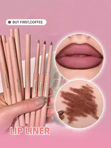 SHEGLAM So Lippy Lip Liner – But First, Coffee | Creamy Matte High-Pigment Lip Pencil | Long-Lasting Smooth Contour
