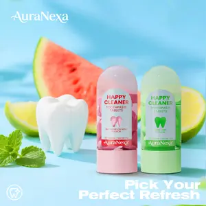 AuraNexa Solid Toothpaste – Fluoride-Free, Eco-Friendly, Portable, Long-Lasting Fresh Breath | Natural Oral Care #Summervibes