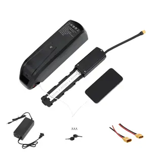 36v ebike battery 10Ah Lithium Battery Durable, High-Capacity Battery  Park with 2A Fast Charger & BMS for Long Rides and Commuting ,LED Battery Indicator,USB Interface,Power Switch, Safety Lock for Electric Bike,Motorcycle（4-pin）