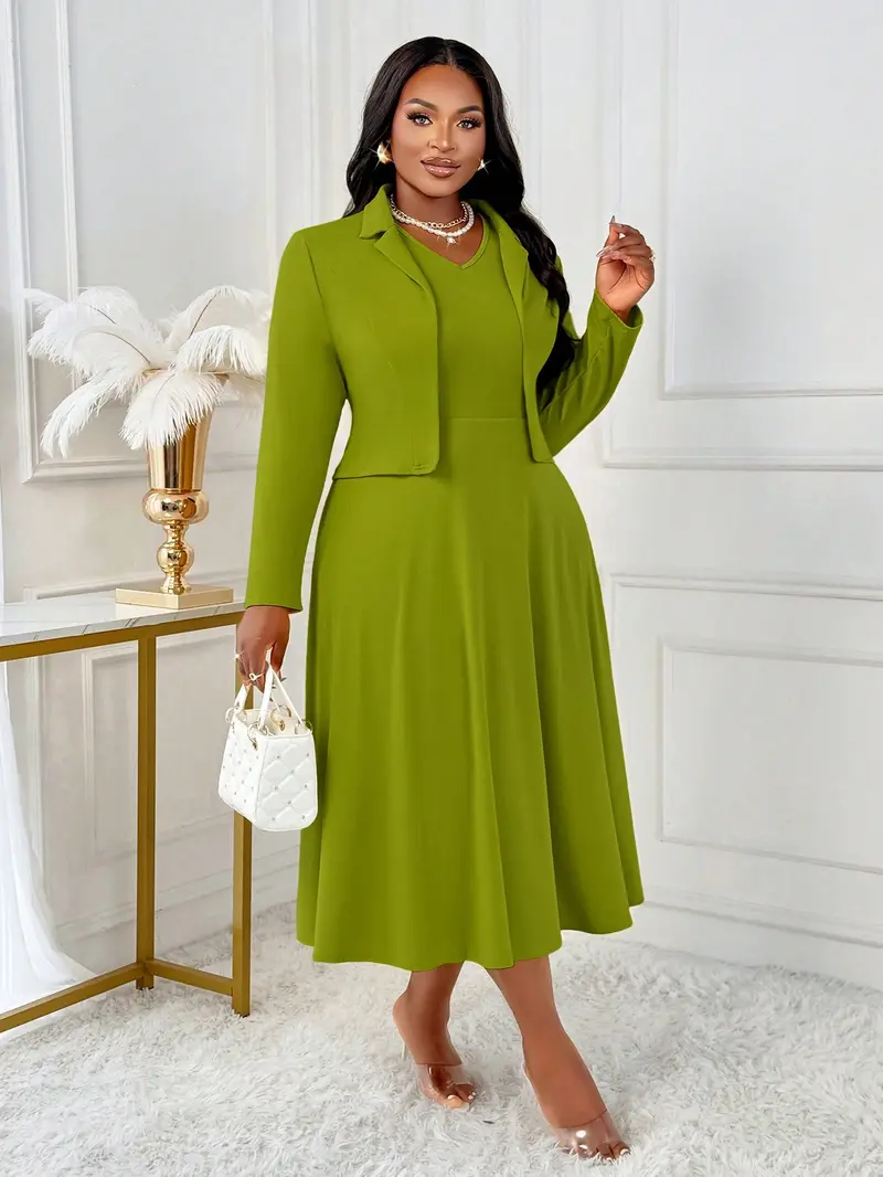 formal office wear for plus size ladies - TikTok Shop
